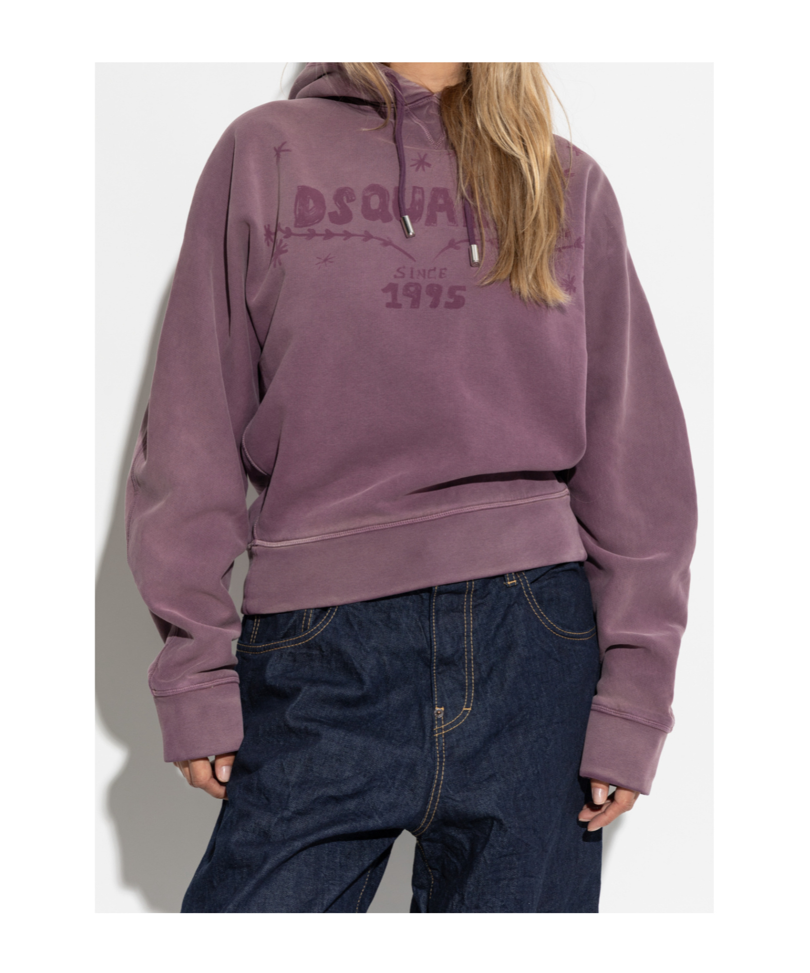 Dsquared2 Long Sleeve Sweatshirt In Purple