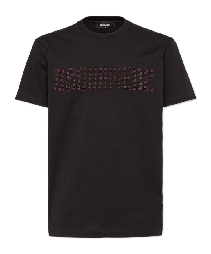 Dsquared2 3d-printed Logo Cool Fit T-shirt In Black