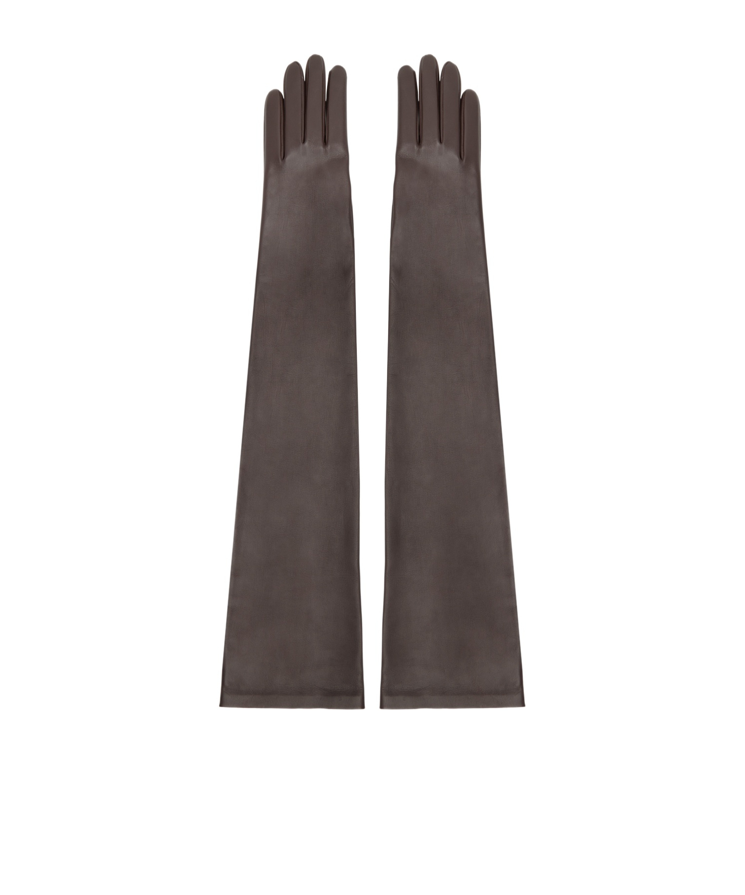The Row Simon Leather Gloves In Black