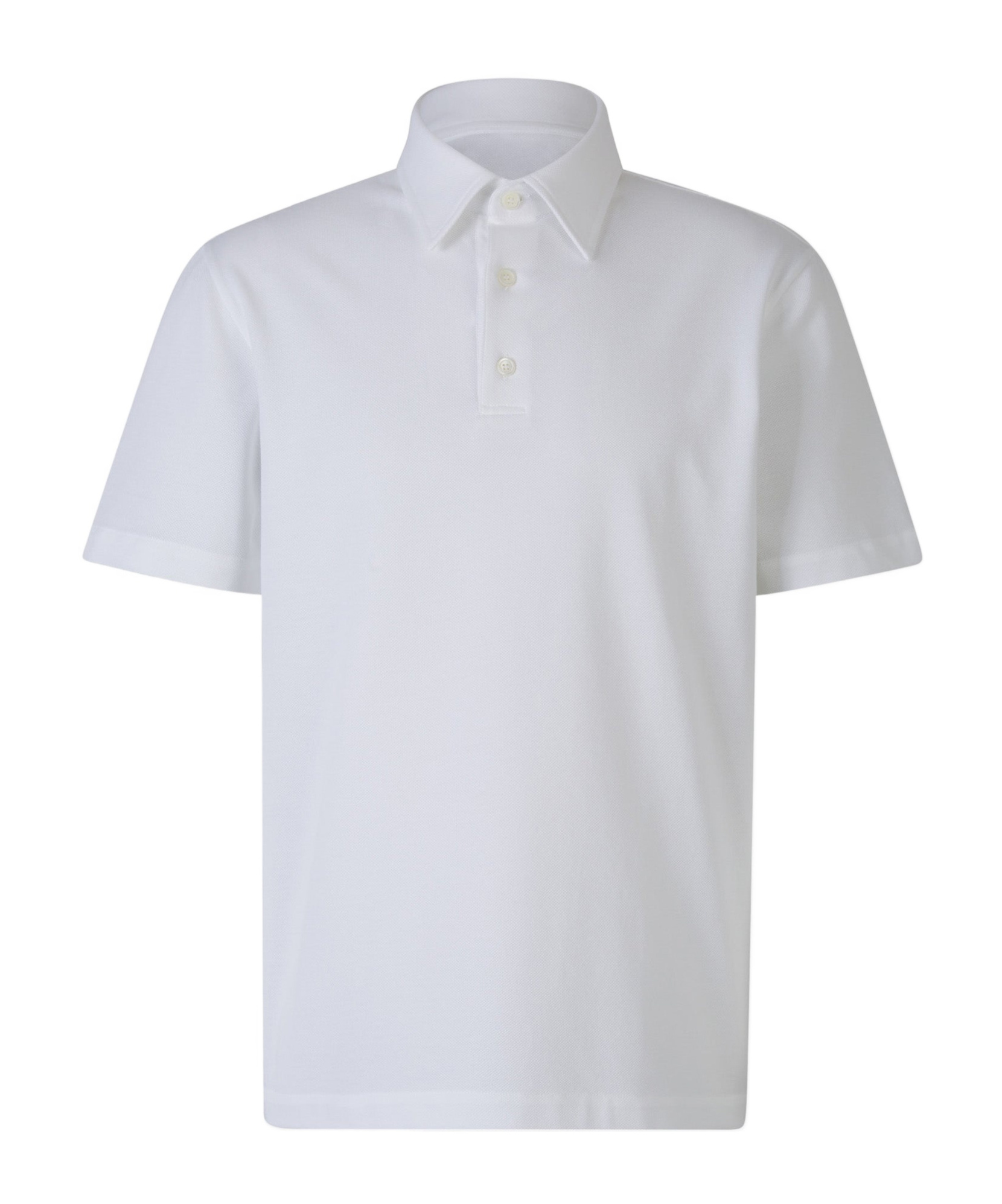 Brioni Short-sleeved Wool Polo T-shirt In White