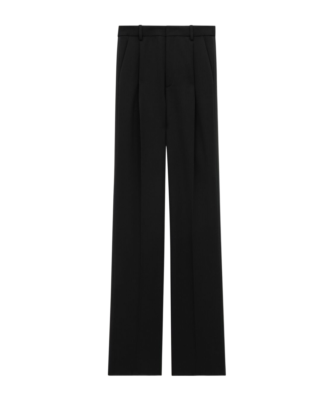 SAINT LAURENT TUXEDO PANTS IN GRAIN DE POUDRE