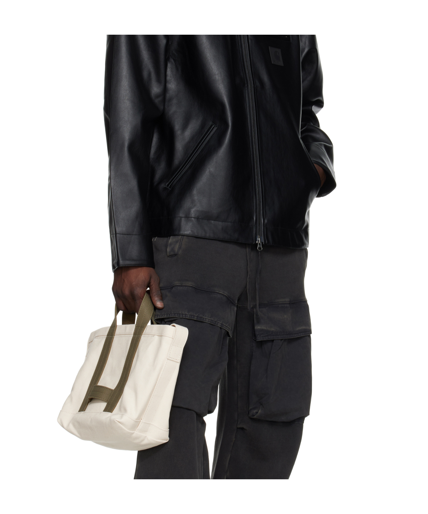 COMME DES GARÇONS DOUBLE HANDLE TOTE BAG 