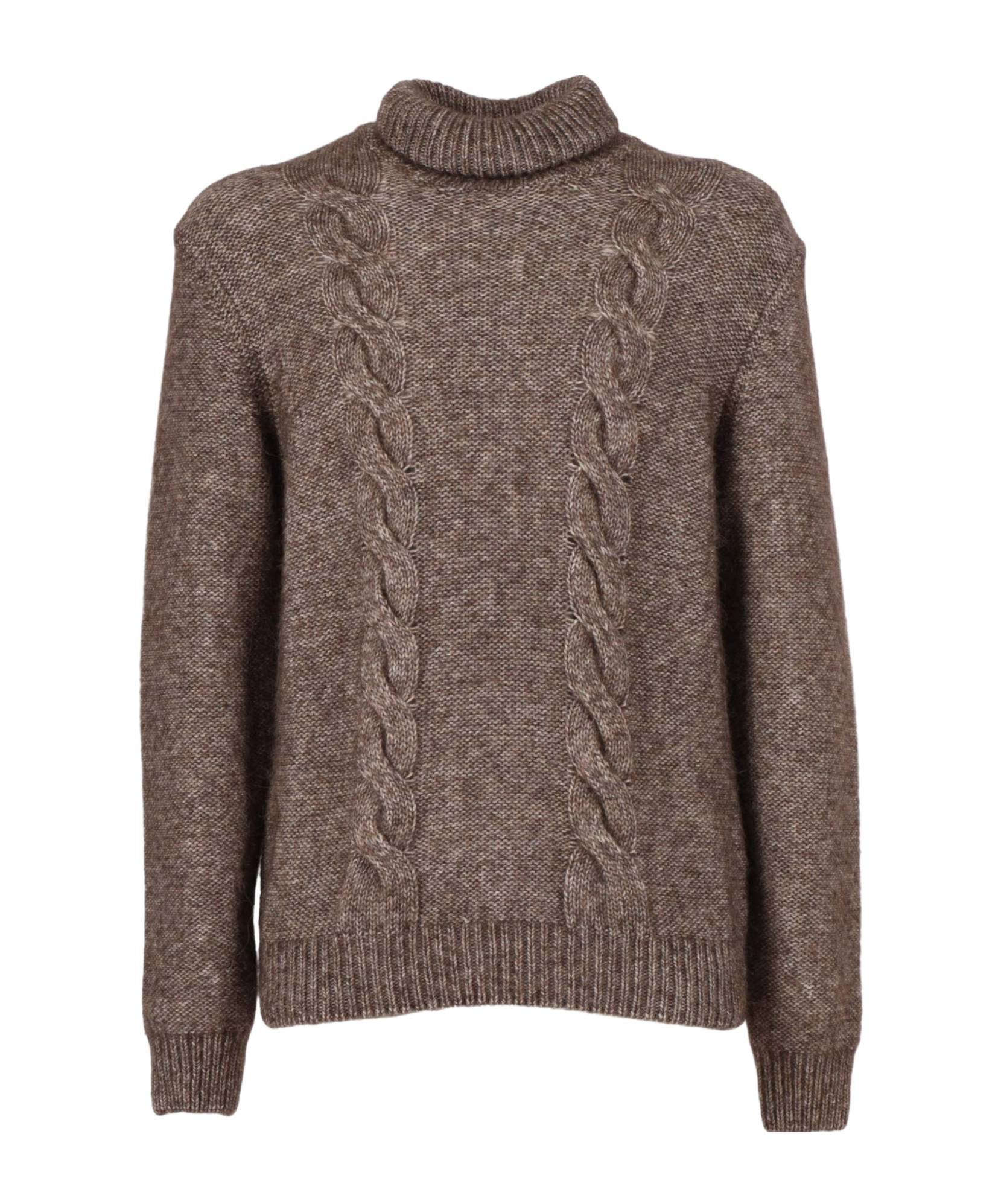 K-way Lapel Sweater In Brown