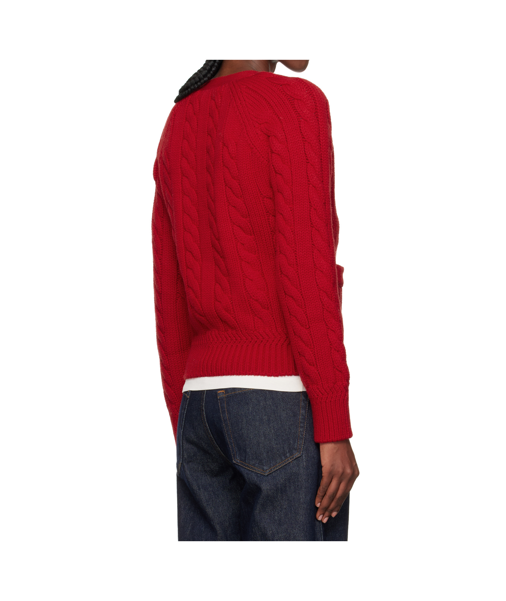 Bally Wool Cardigan In Red