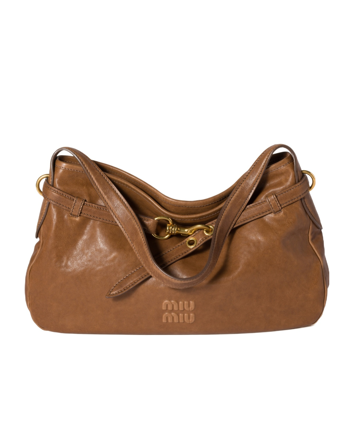Miu Miu Aventure Slouchy Shoulder Bag