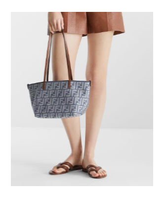 Fendi Women Infradito Ayers Sandals In Brown