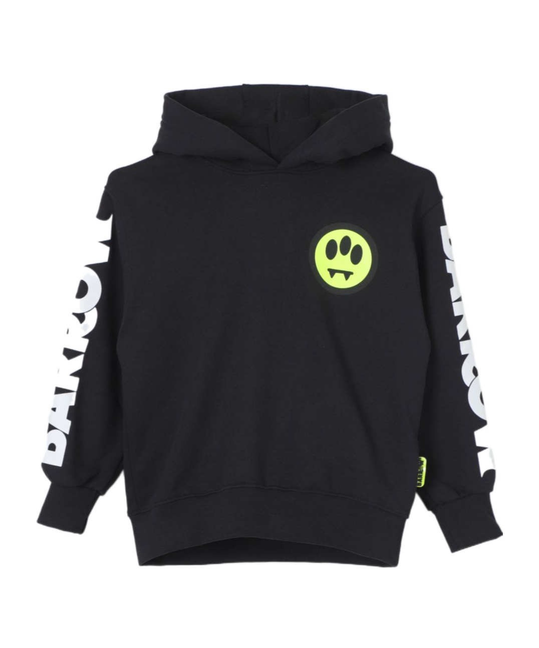 Barrow Logo-print Cotton Hoodie In Black