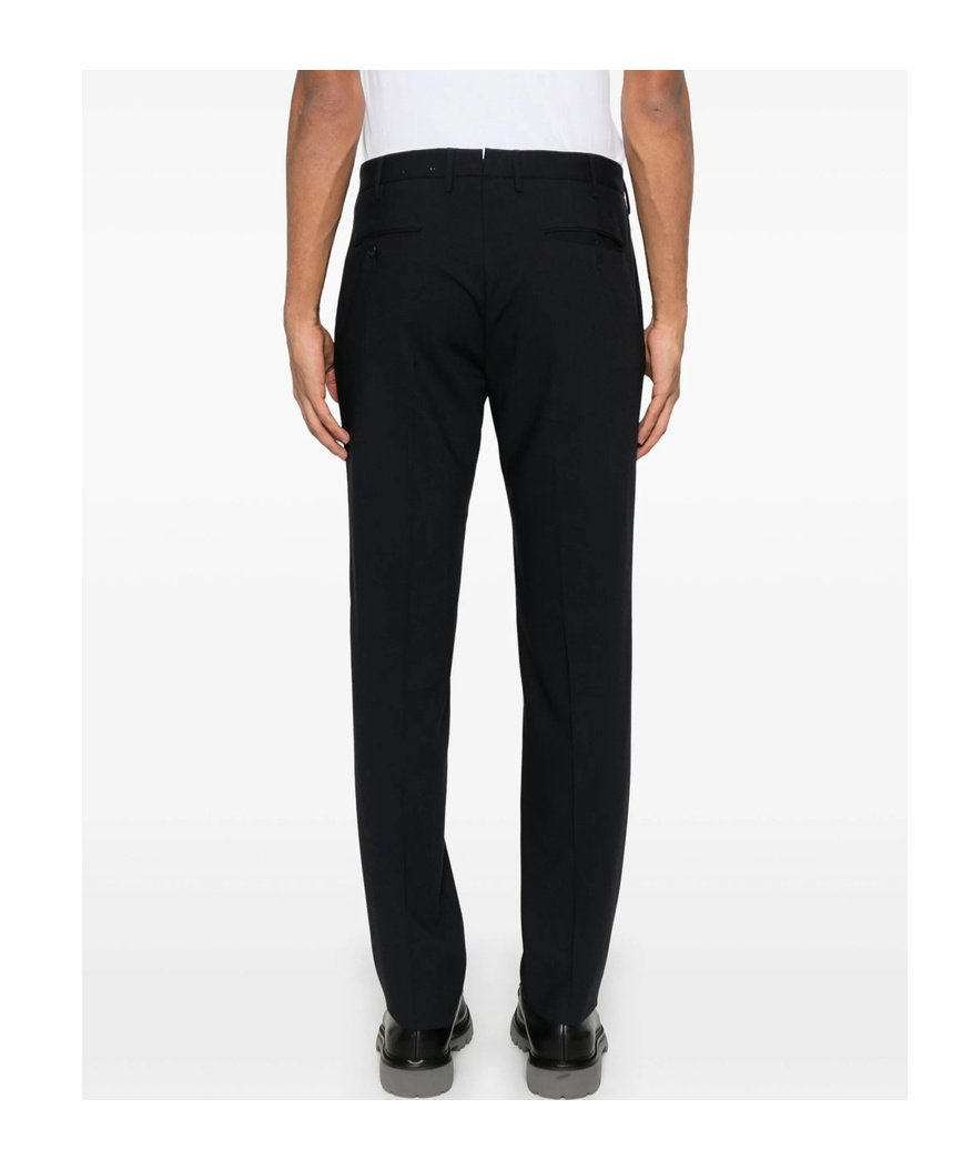 Incotex Tapered Tailored Trousers In Black