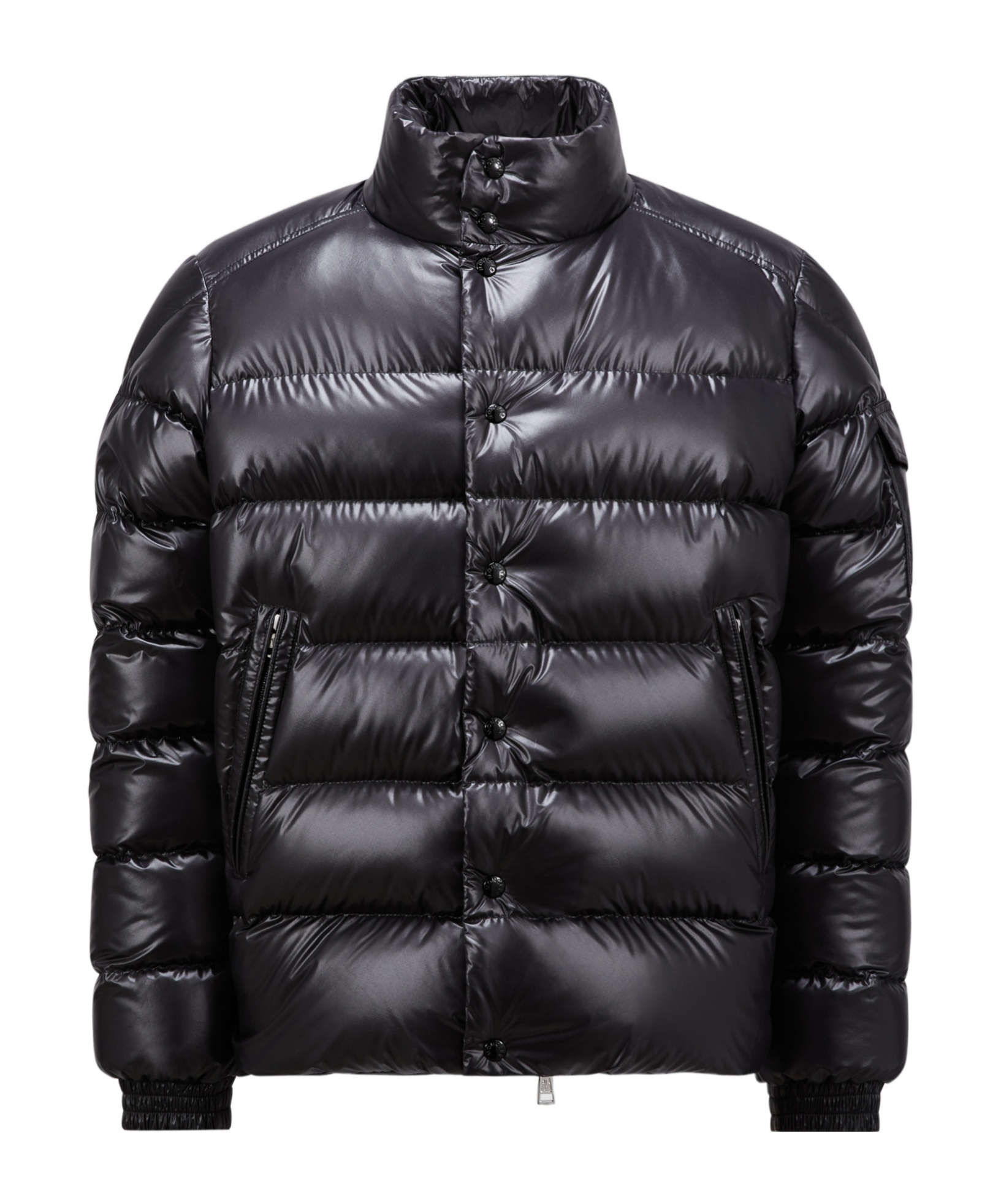 Shop Moncler Lule Short Down Jacket In Black