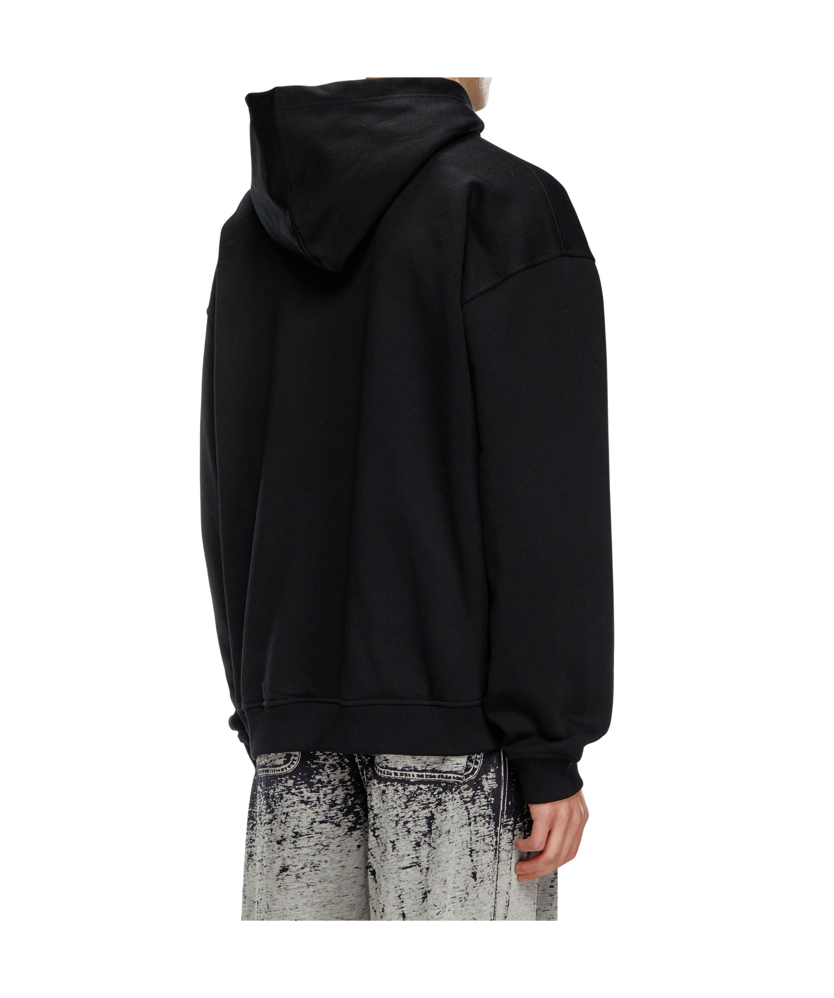 Diesel Hoodie En Coton In Black