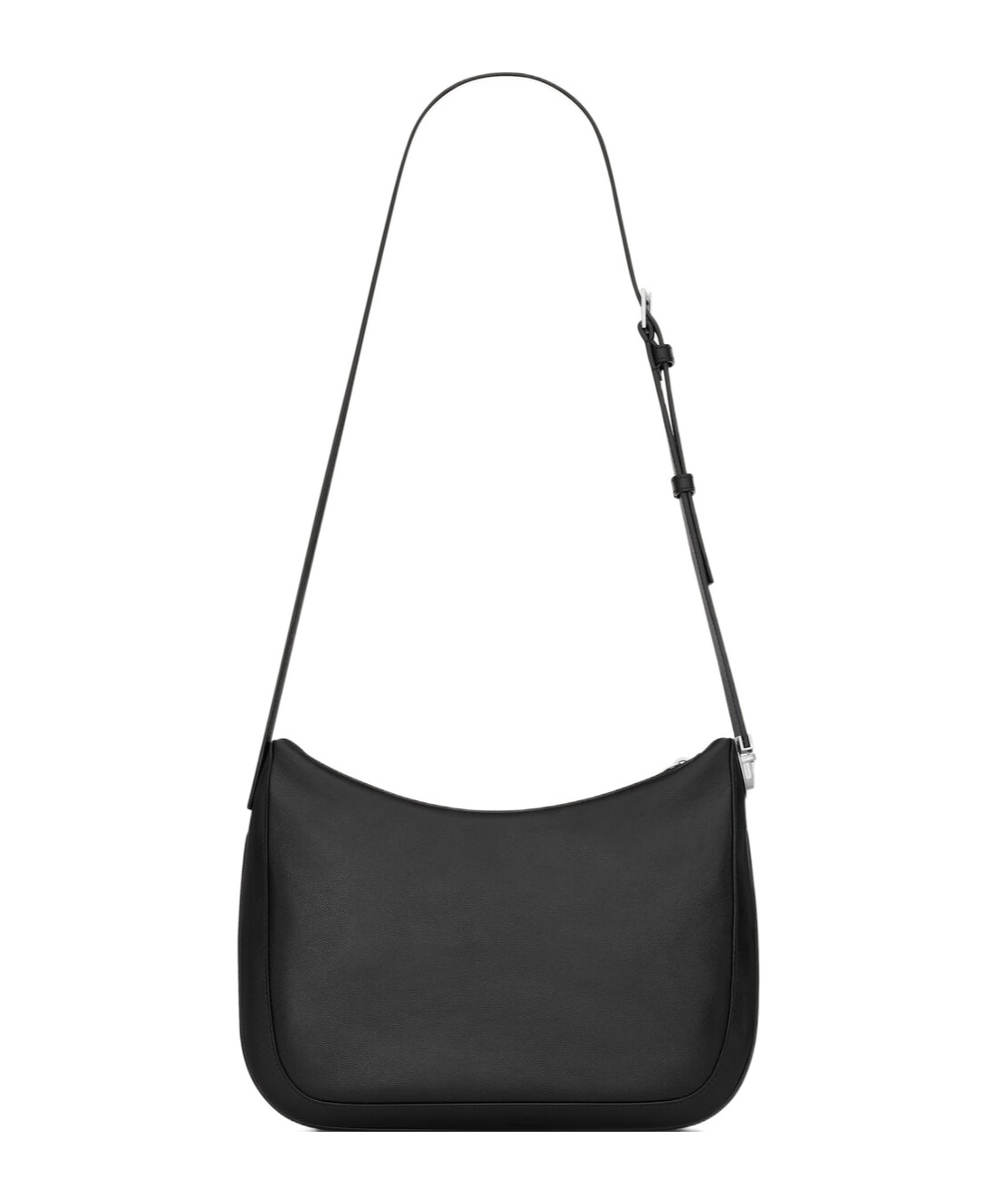 Saint Laurent Logo Shoulder Bag In Black