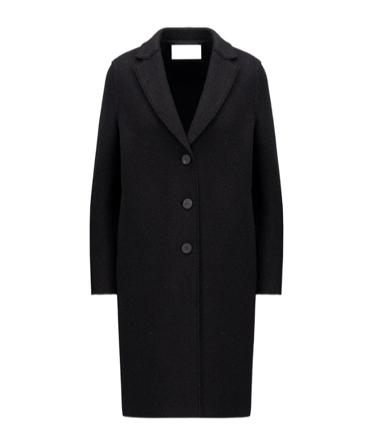 Harris Wharf London Overcoat Boiled Wool In Multi