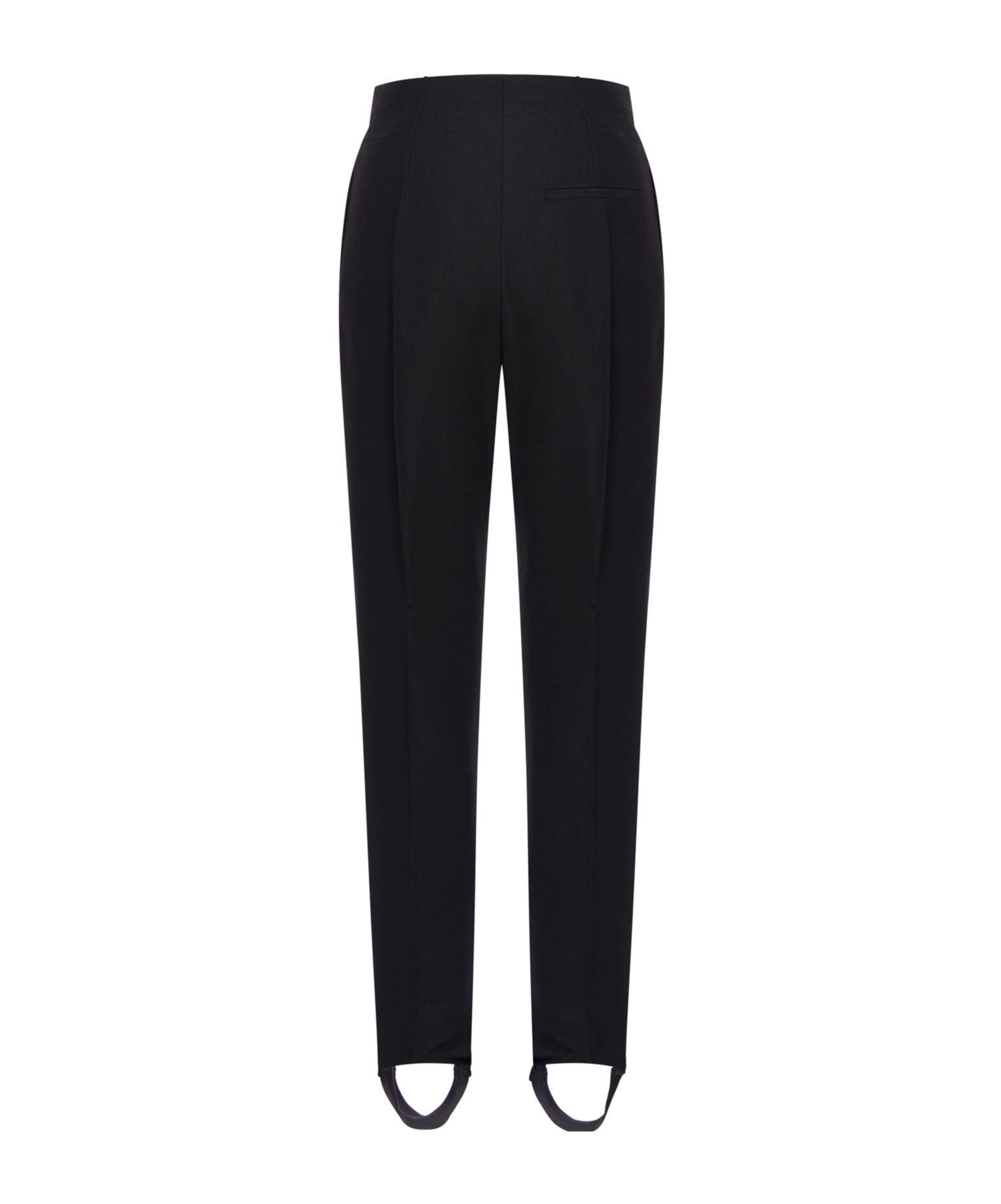 Bottega Veneta Stirrup-cuffs Slim-cut Trousers In Black