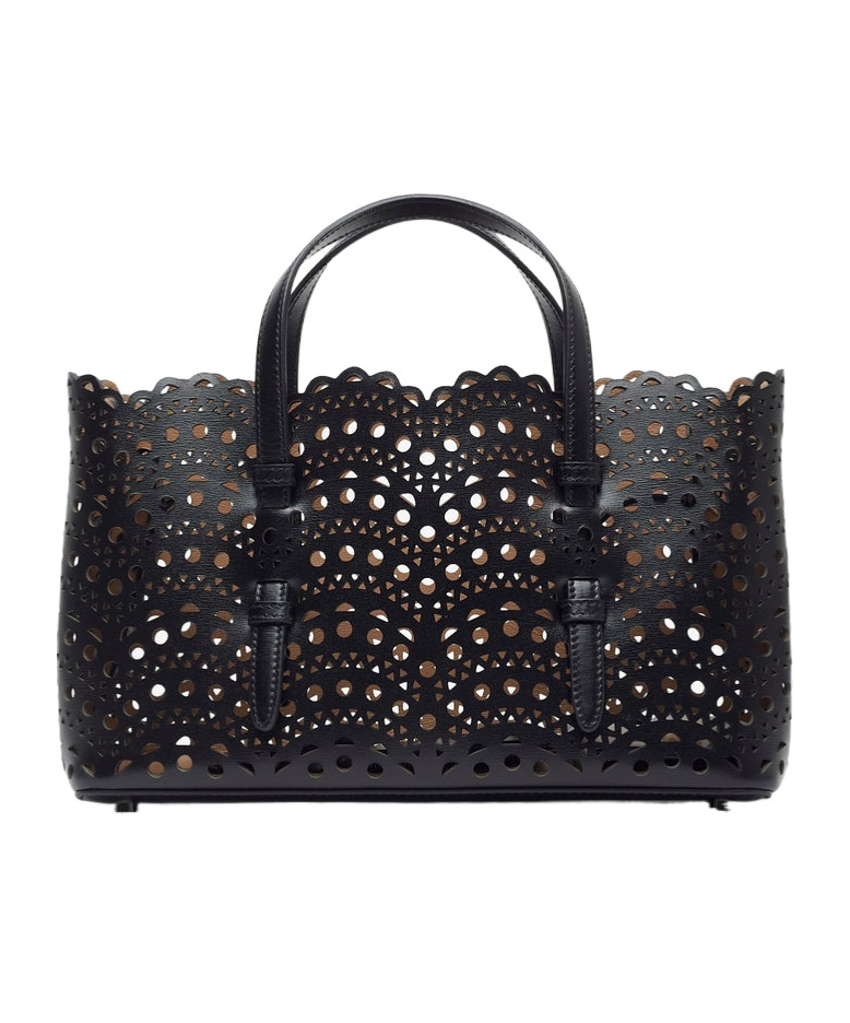 Alaïa Vienne Perforated Open Top Handbag