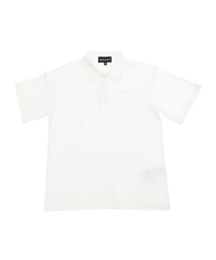 Emporio Armani Short-sleeved Polo Shirt In White