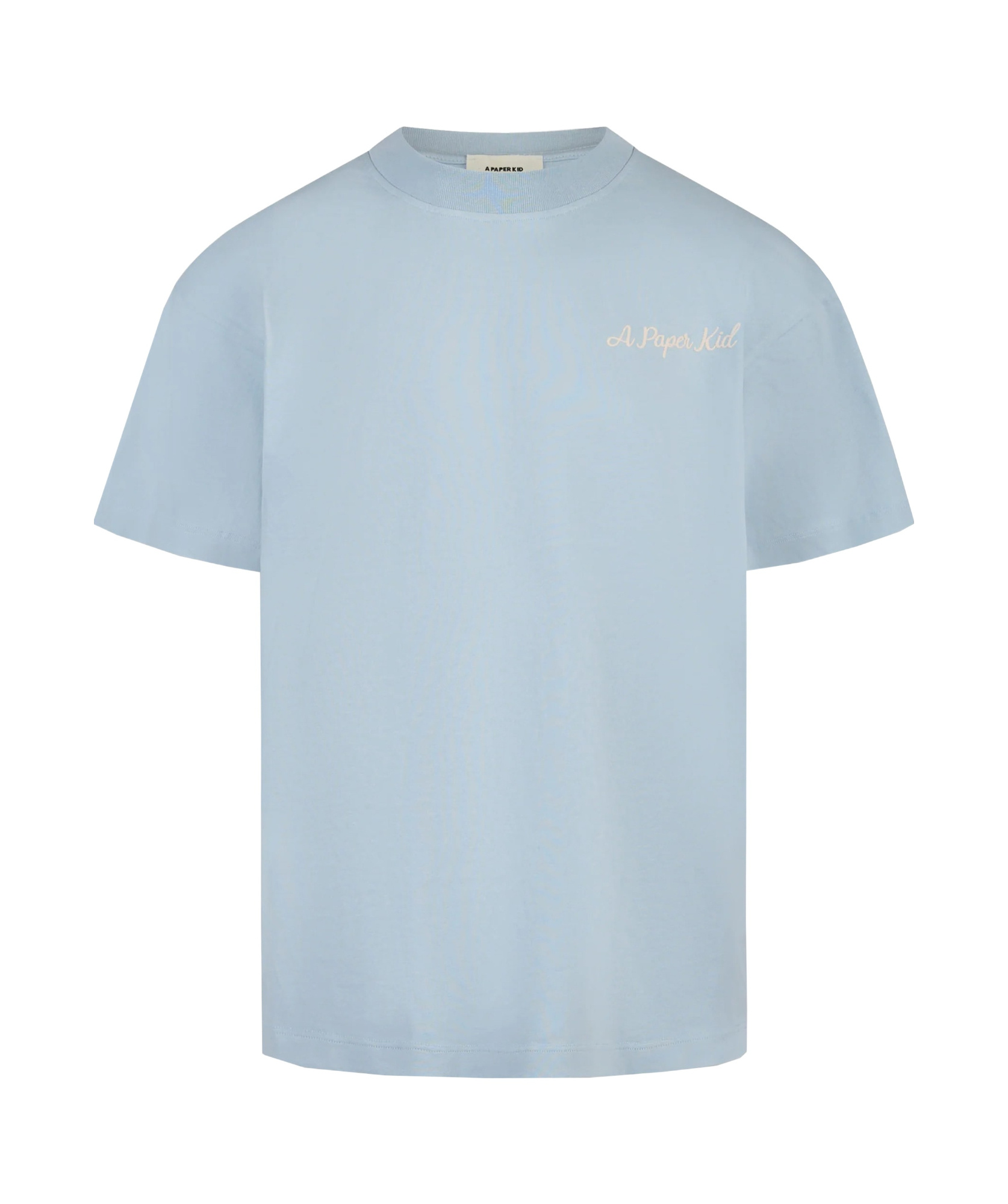 A Paper Kid Short-sleeved T-shirt In Sky Blue