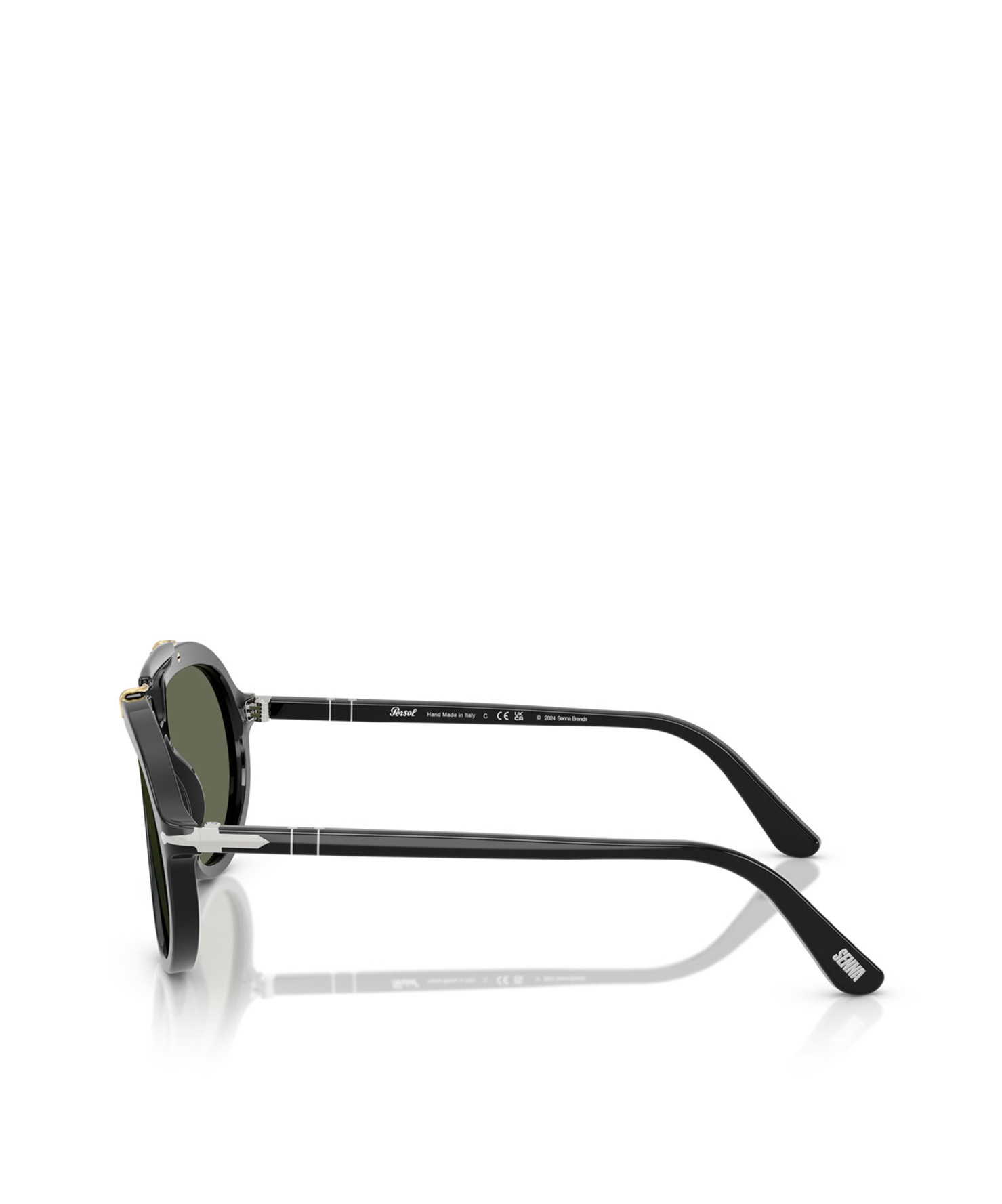 Persol Square Frame Sunglasses In Green