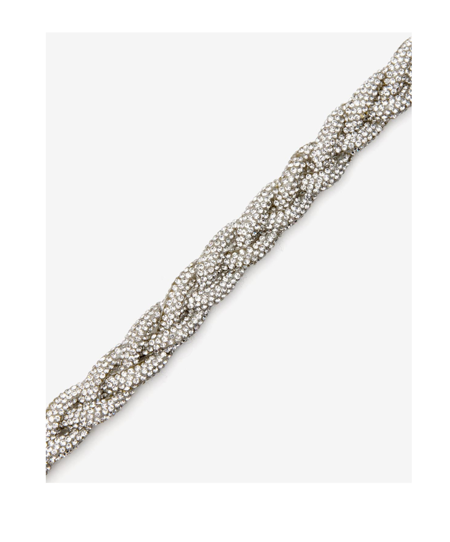 Isabel Marant Crystal-embellished Rope Chain Necklace In White