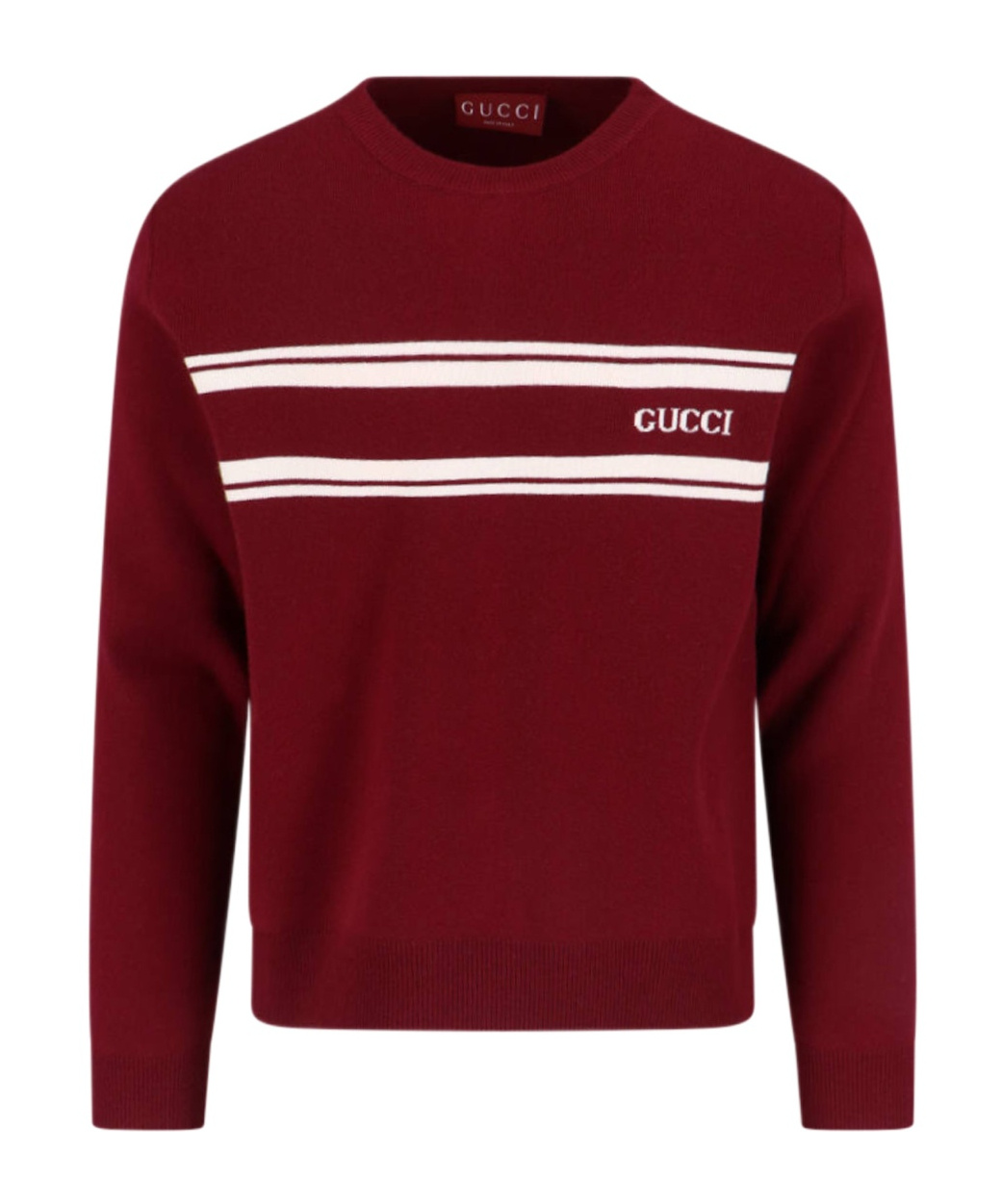 GUCCI INTARSIA-LOGO SWEATER