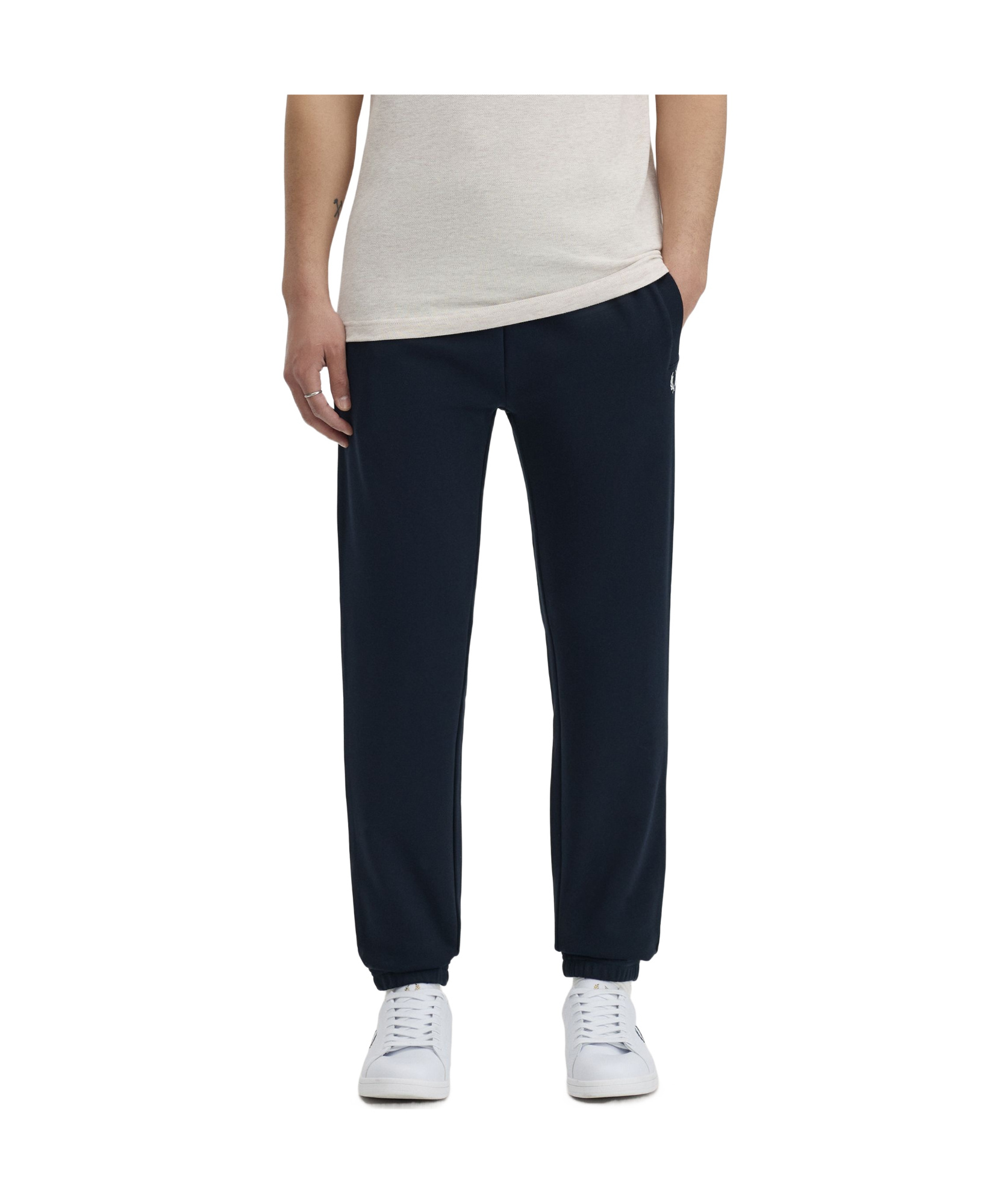 Fred Perry Loopback Sweatpants In Blue