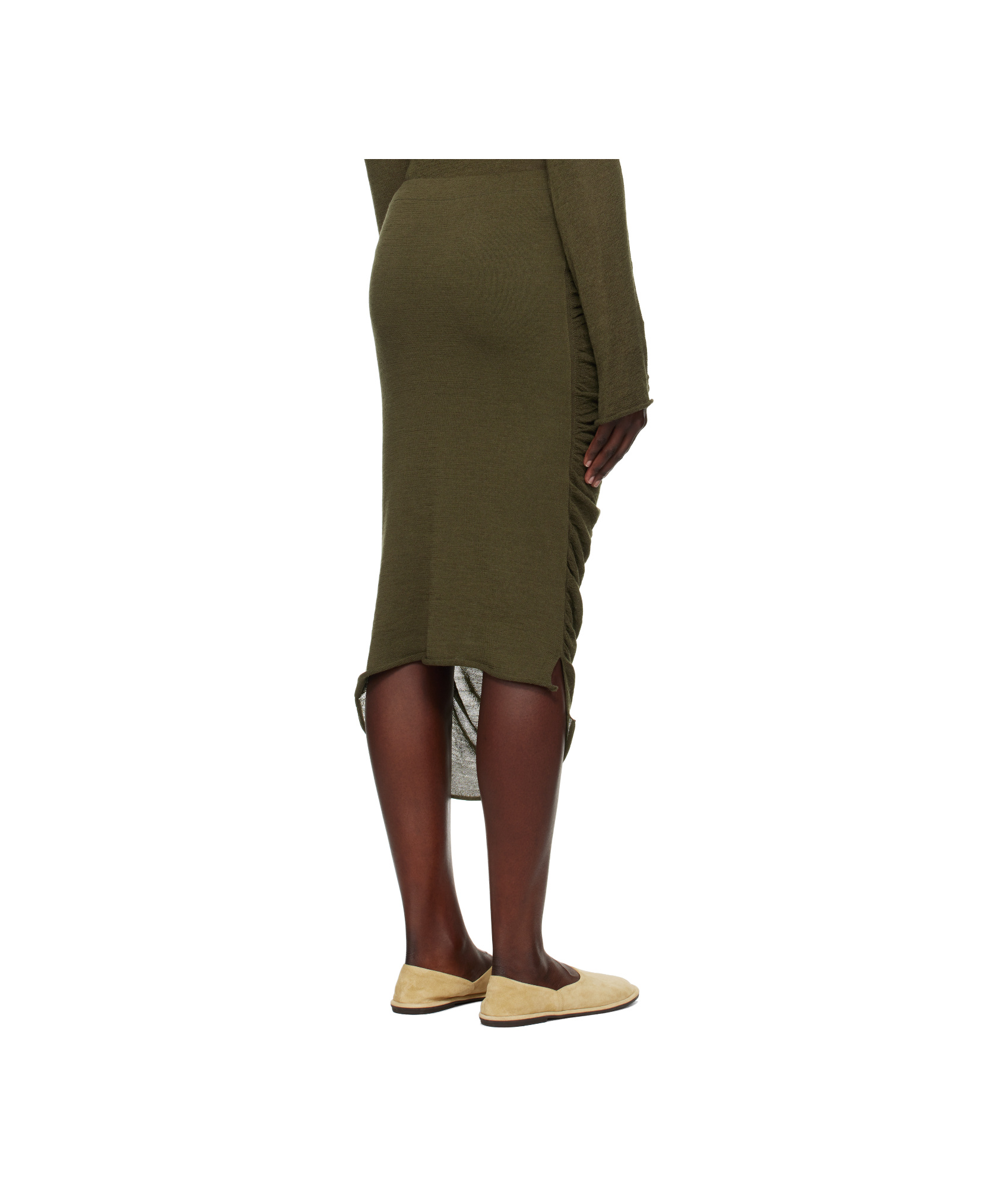 ISSEY MIYAKE AMBIGUOUS MIDI SKIRT