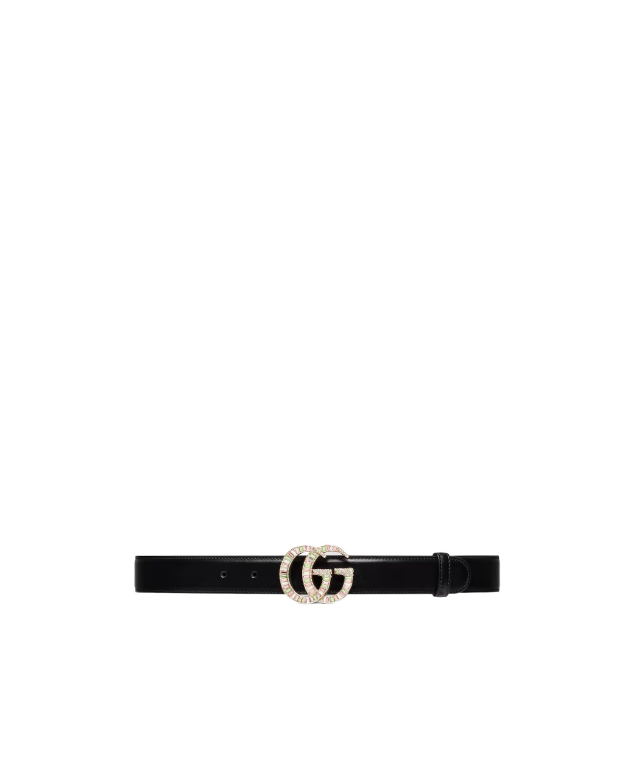 Gucci Double G-buckle Belt In Black