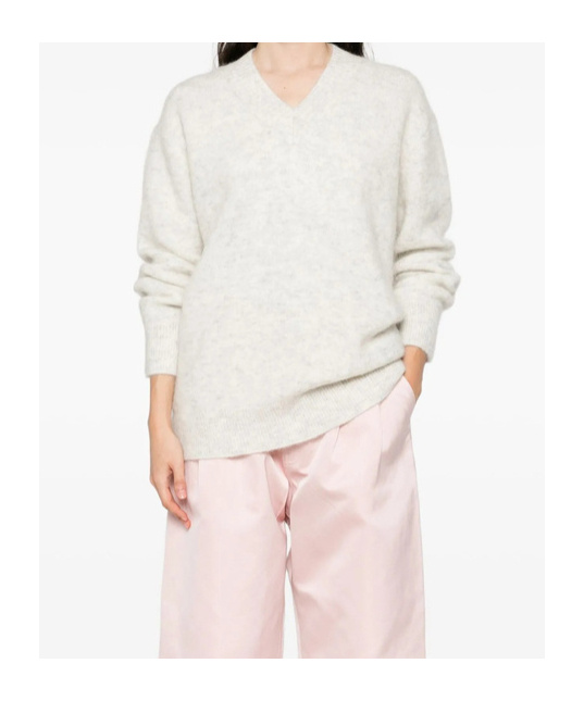 Bellerose Long-sleeved Sweatshirt In White