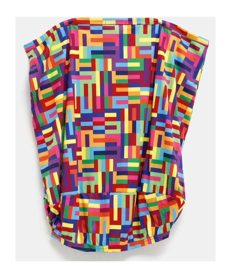 Comme Des Garçons Boat-neck Geometric-pattern T-shirt