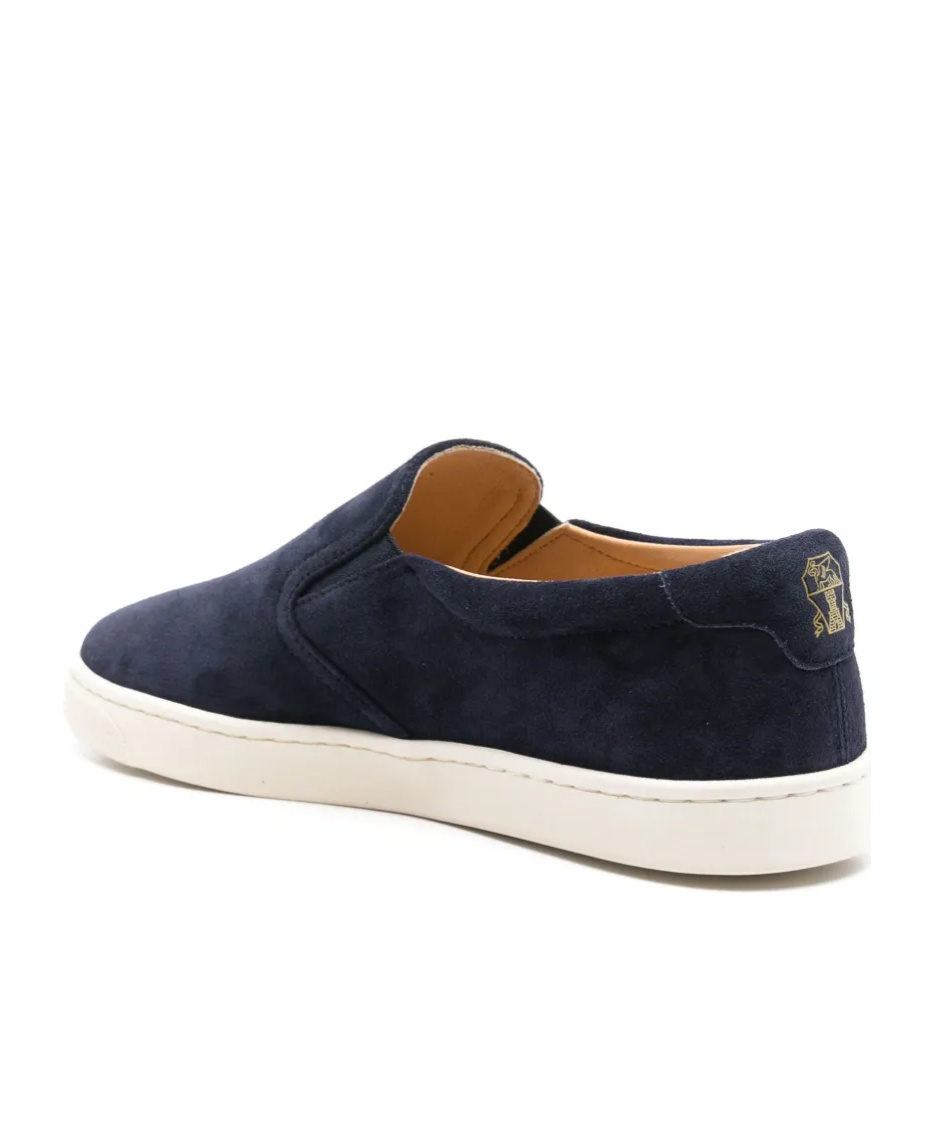 Brunello Cucinelli Suede Sneakers In Black