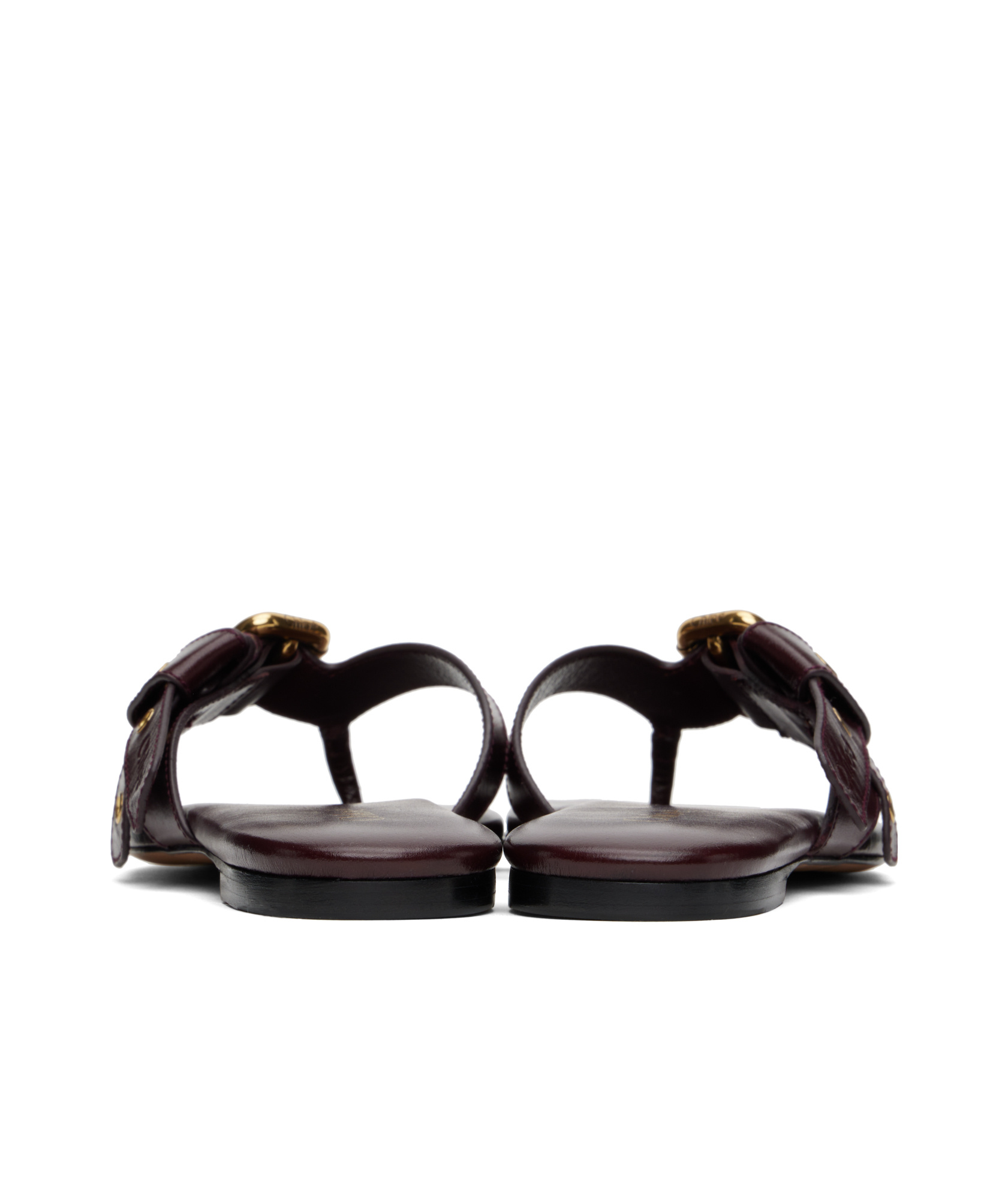 Chloé Clim-toed Sandals In Black