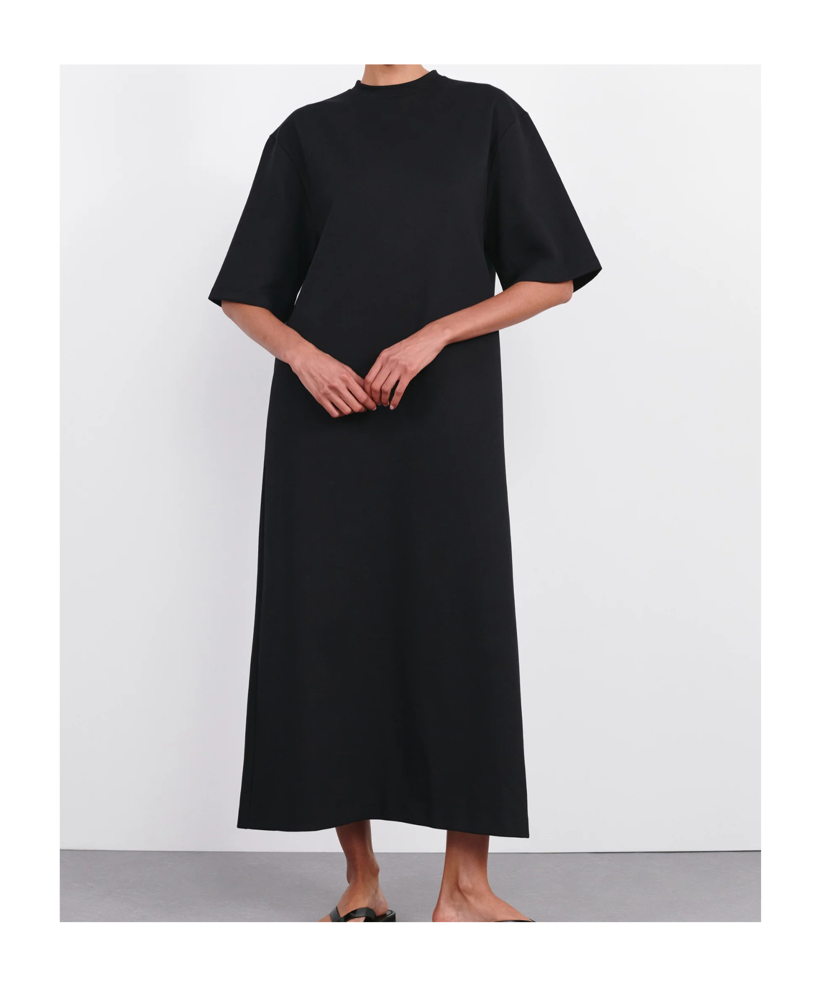 Wardrobe.nyc Ruched Jersey Maxi Dress