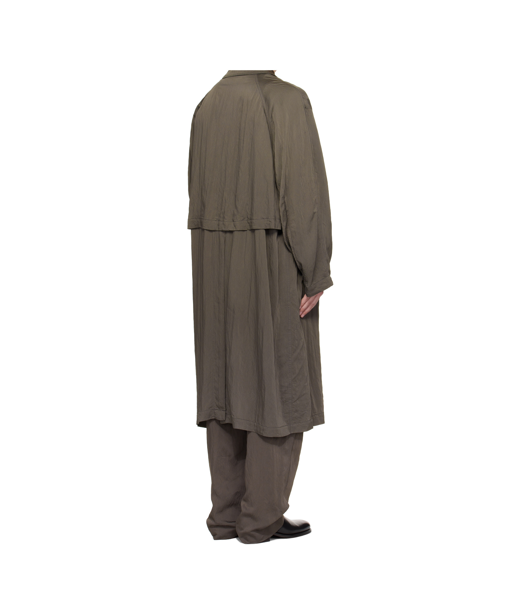 Lemaire Ultra Light Coat In Black