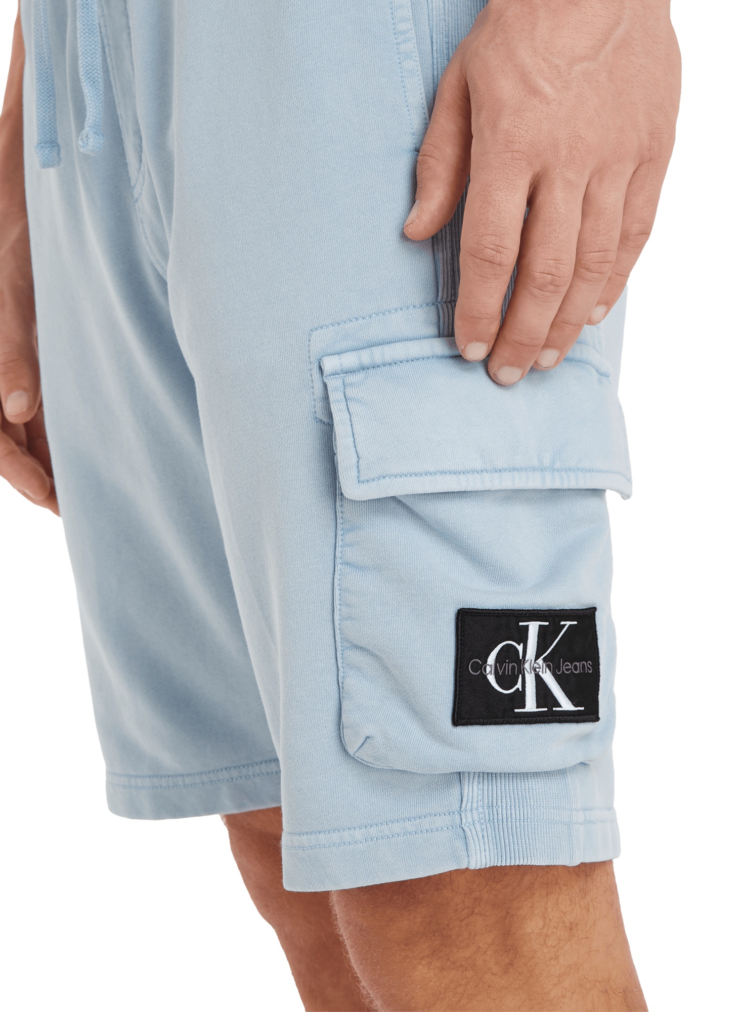 Calvin Klein Jeans Est.1978 Drawstring Shorts In Blue