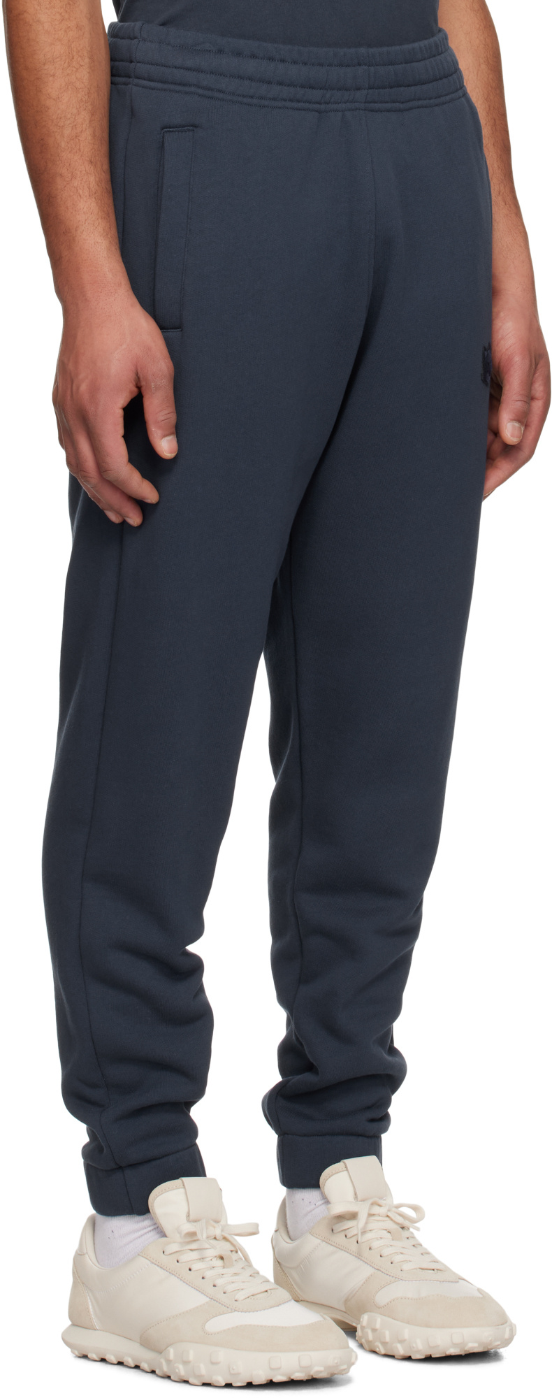 Maison Kitsuné Elastic Waist Sweatpants In Black