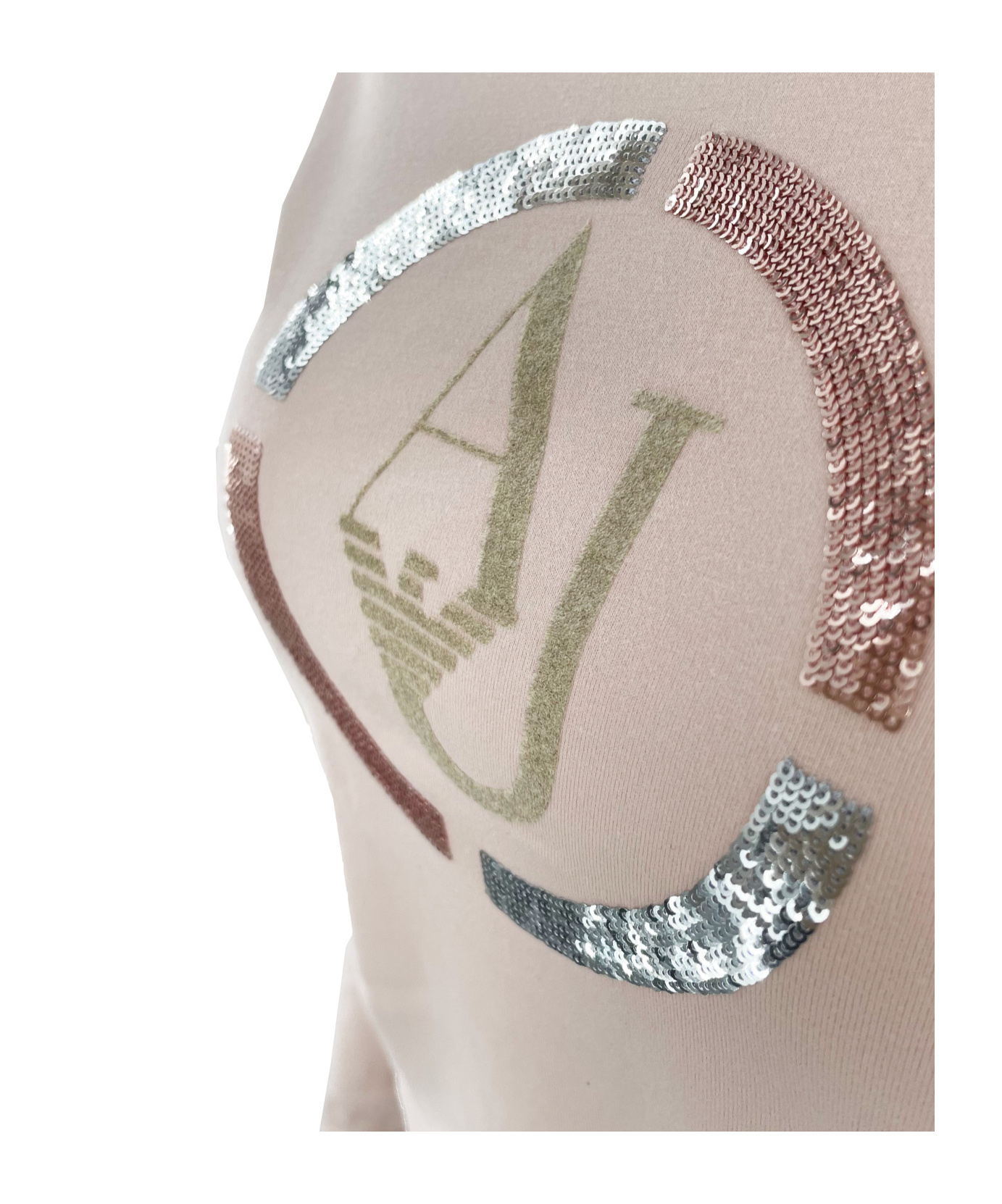 ARMANI JEANS ROUND-NECKED LOGO T-SHIRT