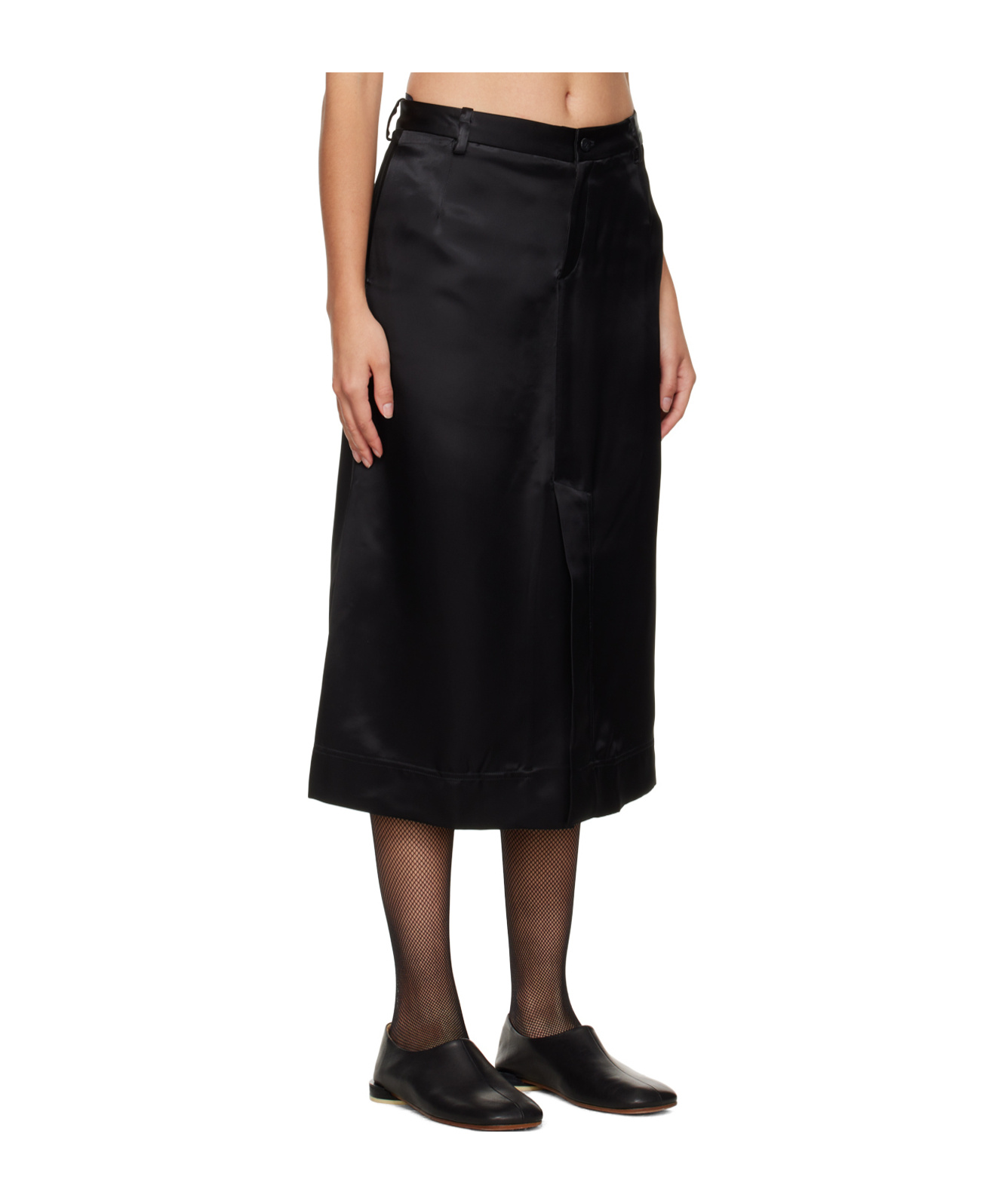 Shop Niccolò Pasqualetti Matita Satin Skirt