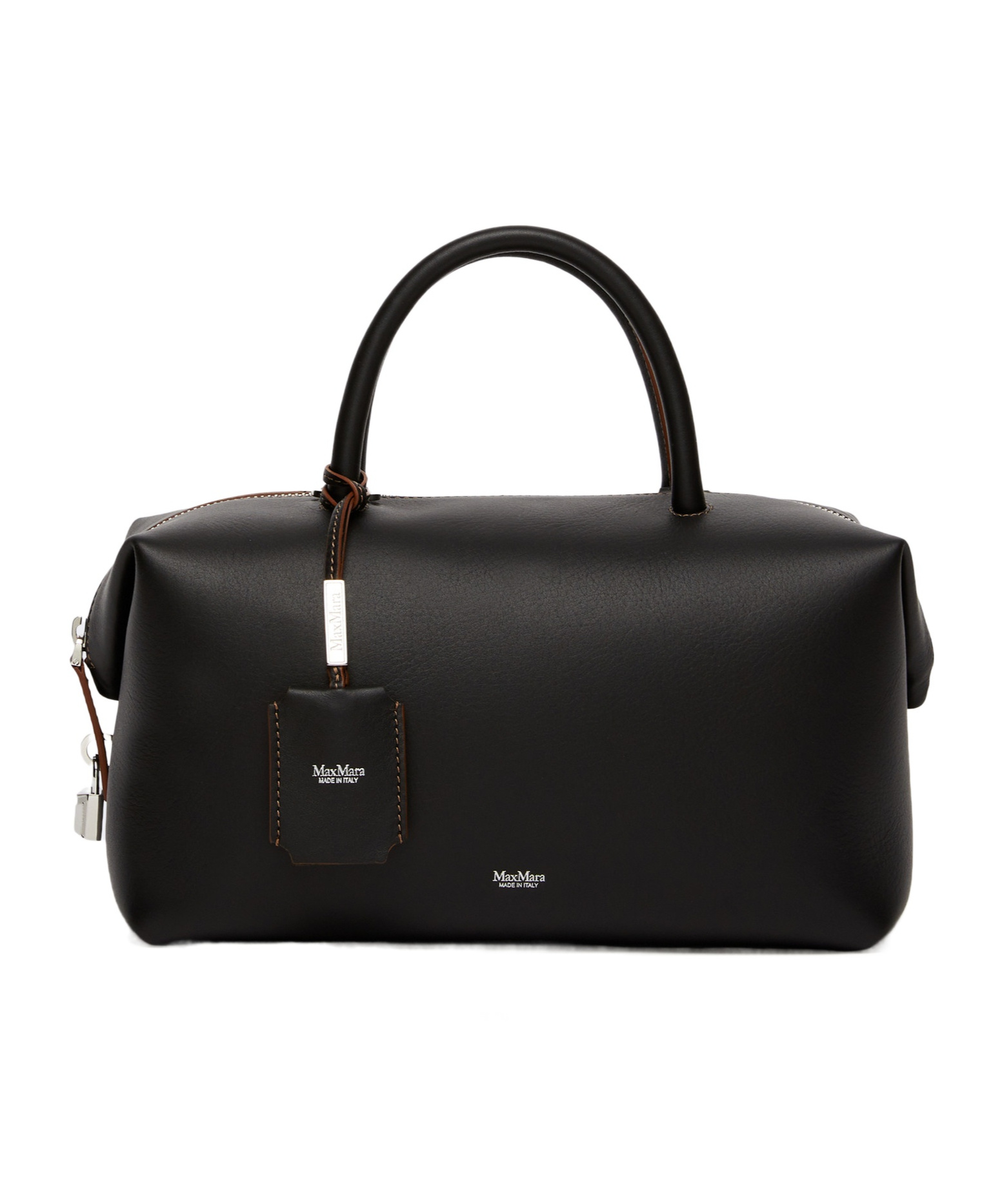 Max Mara Medium Natural Leather Bowler Bag
