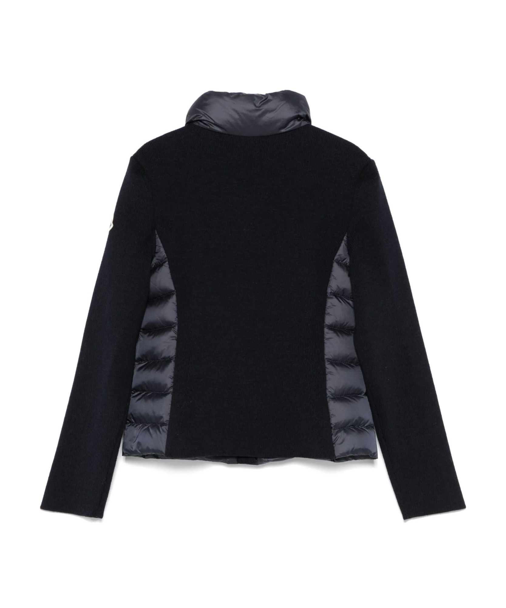 Moncler Long Sleeve Down Jacket In Blue
