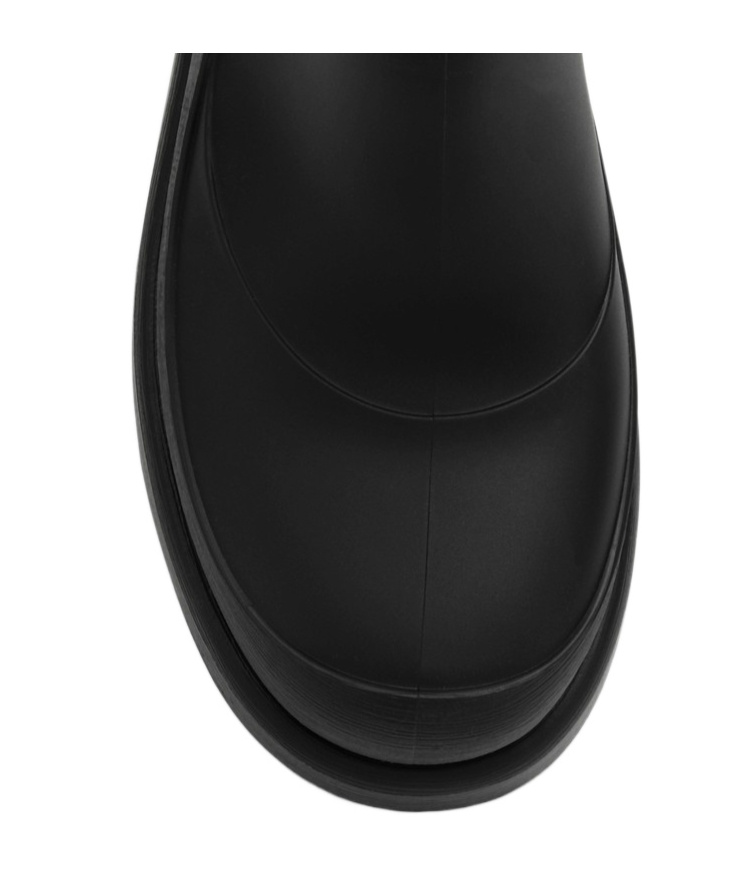 Valentino Rain Boots With Vlogo, The Bold Edition In Black