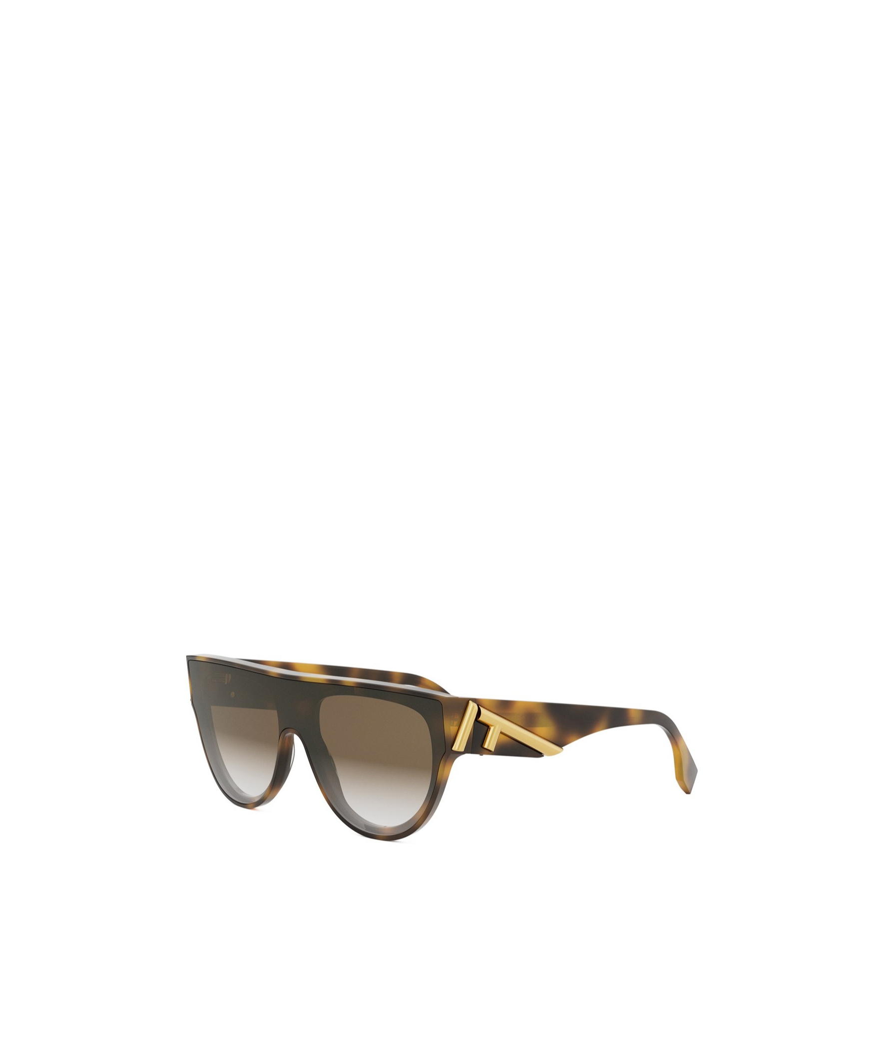 Fendi Fe40150i 53f Havana Sunglasses In Brown