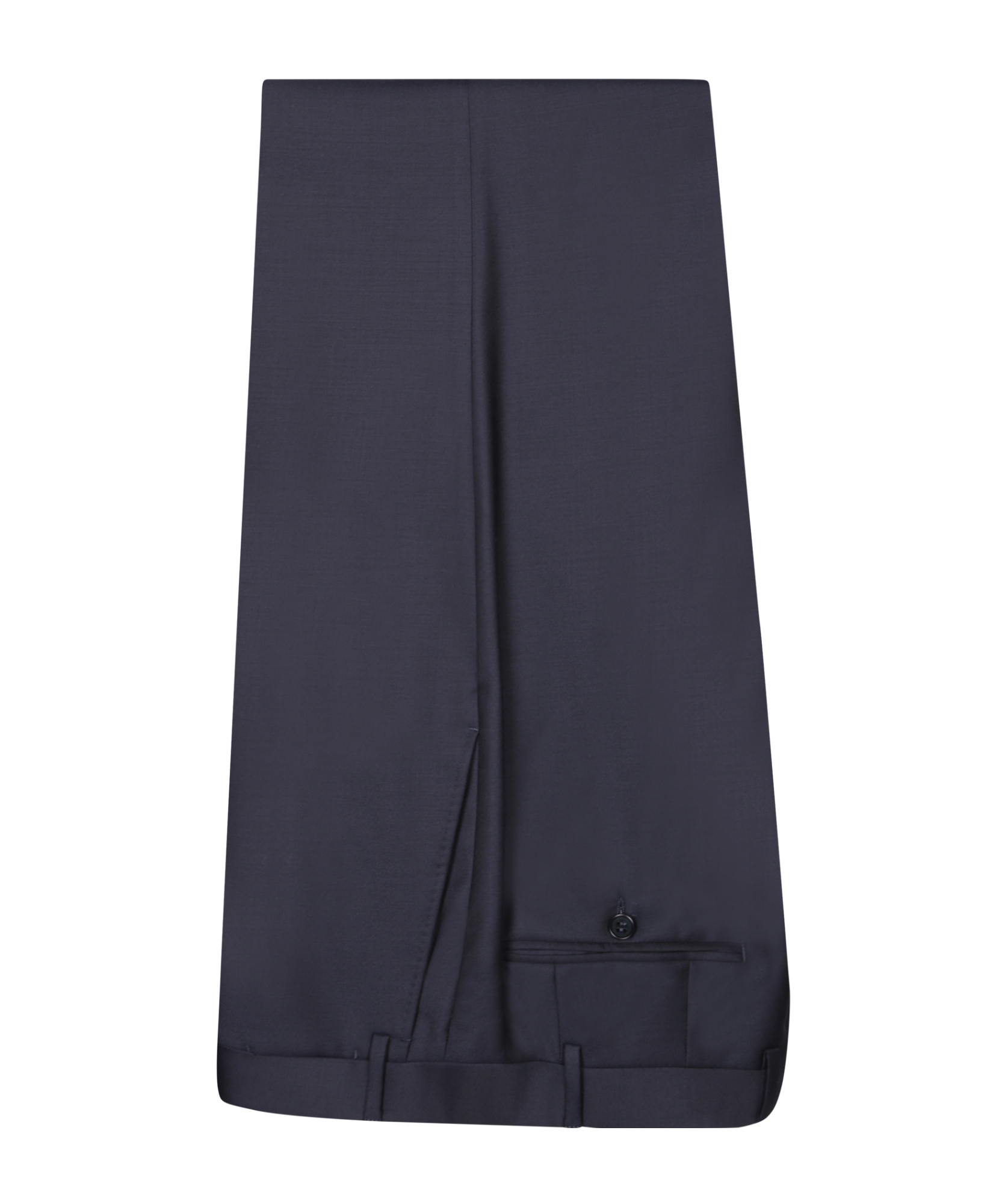 Shop Canali Long-sleeved Coat Belt Ring Trousers Suit In Black