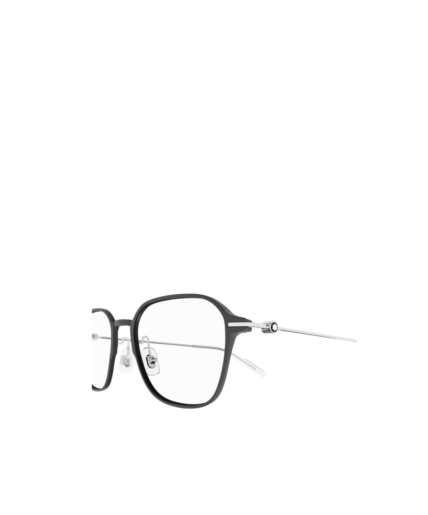 Montblanc Eyewear Square Frame Glasses In Black