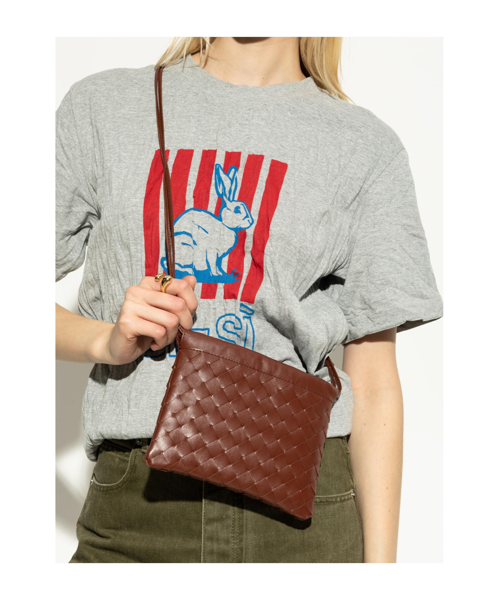 BOTTEGA VENETA DRAWSTRING SHOULDER BAG