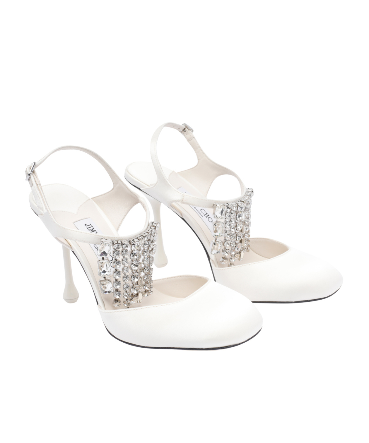 Jimmy Choo Verity95 High-heeled Sandals In White