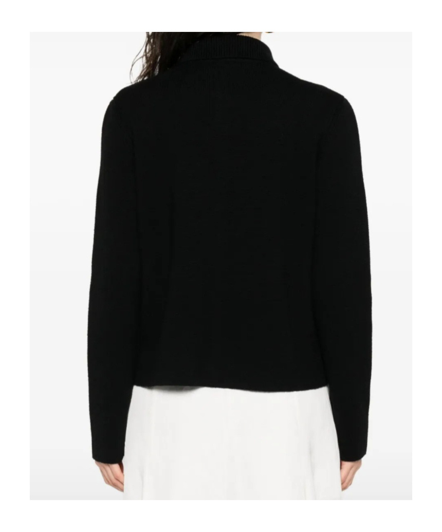 Fabiana Filippi Merino Wool Jacket In Black