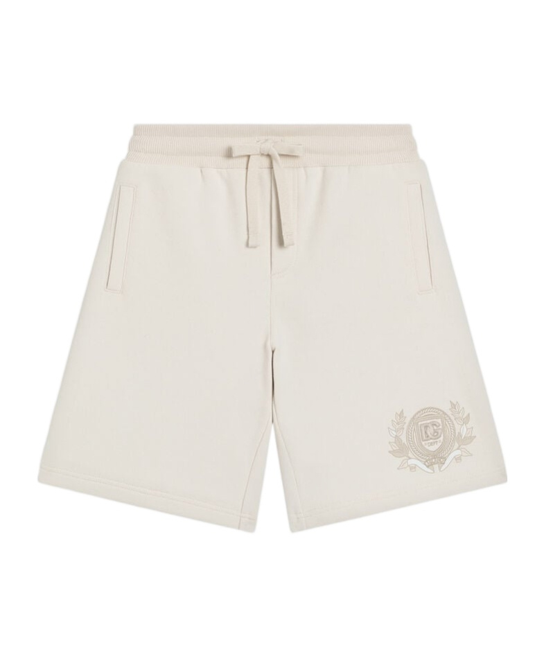 Dolce & Gabbana Shorts With Dg Logo In White