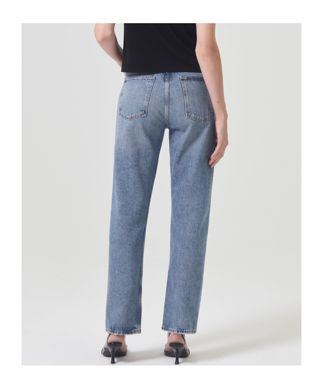 Agolde 90s Straight-leg Boyfriend Jeans In Blue