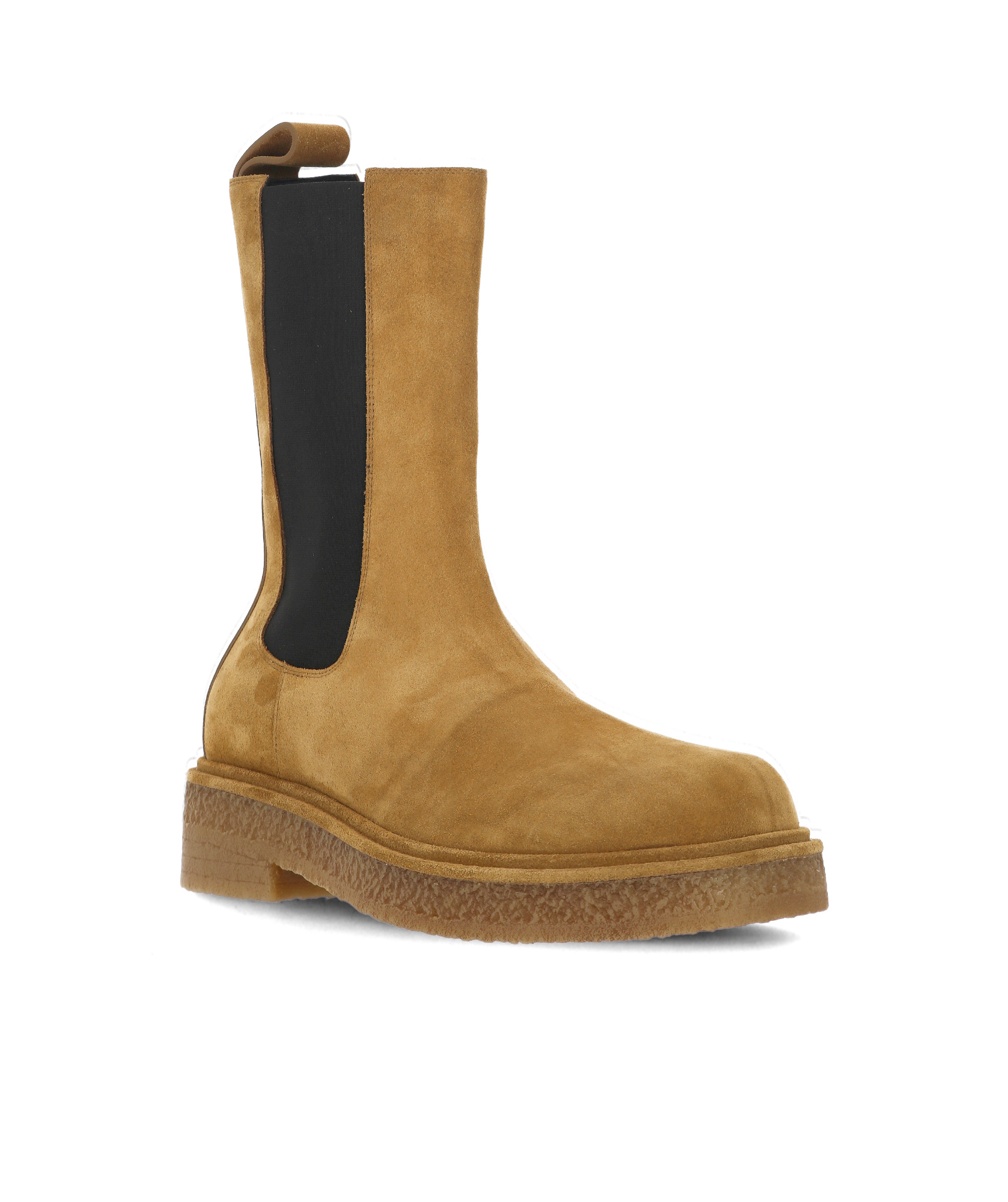 Bottega Veneta Thick Soled Boots In Brown