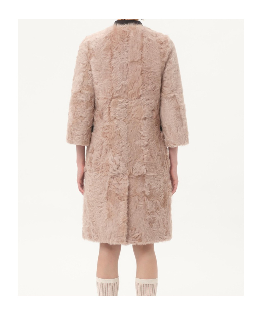 Valentino Long Sleeve Fur In Multi