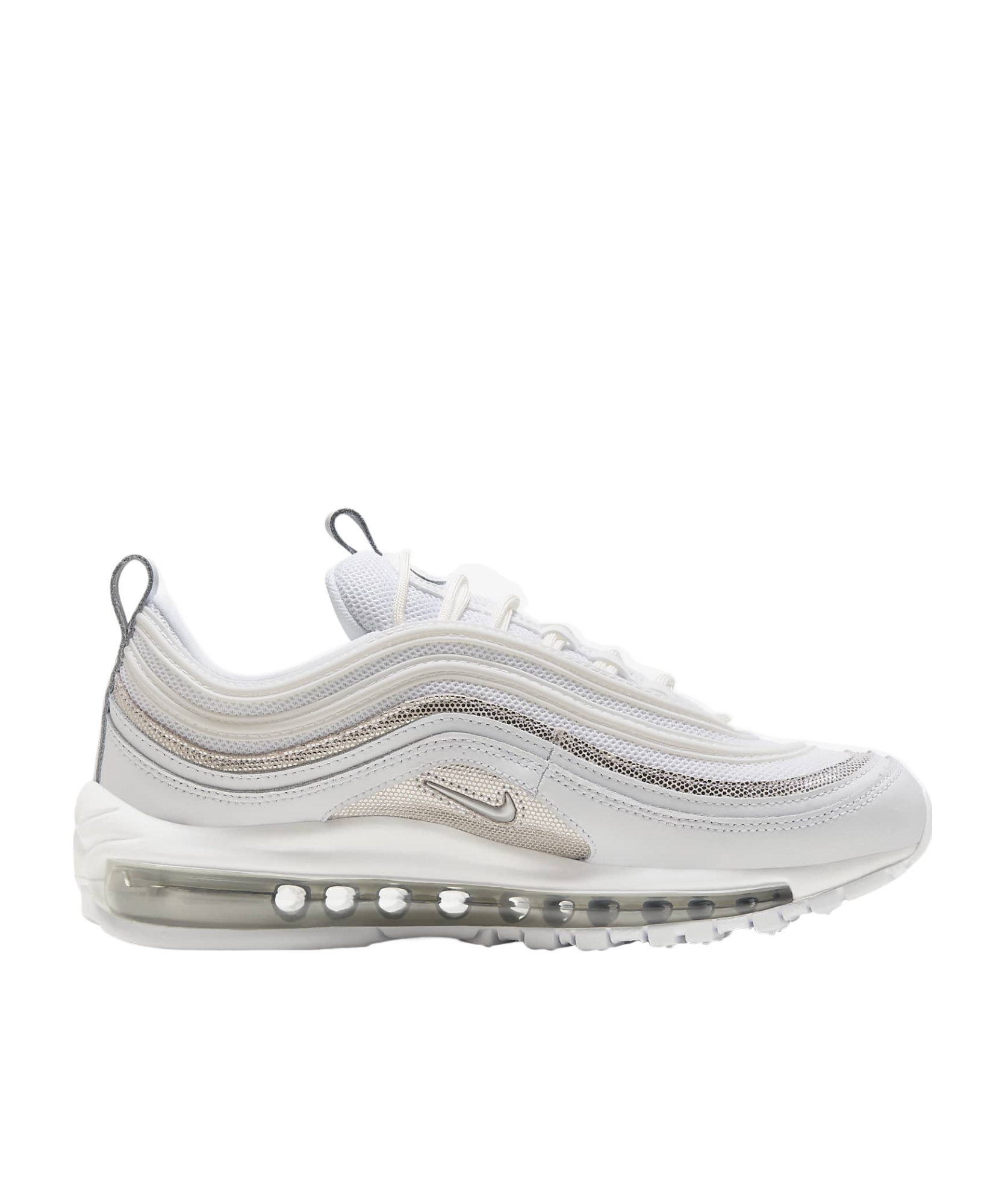 Nike Air Max 97 'metallic Silver' Sneakers In White